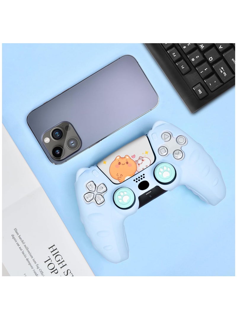 Controller Skin for PlayStation 5 Anti-Slip Silicone Cover Skin Protective Cover Case, Wireless Controller, Non-Slip Studded Silicone Gel Grip Protective Cover Case