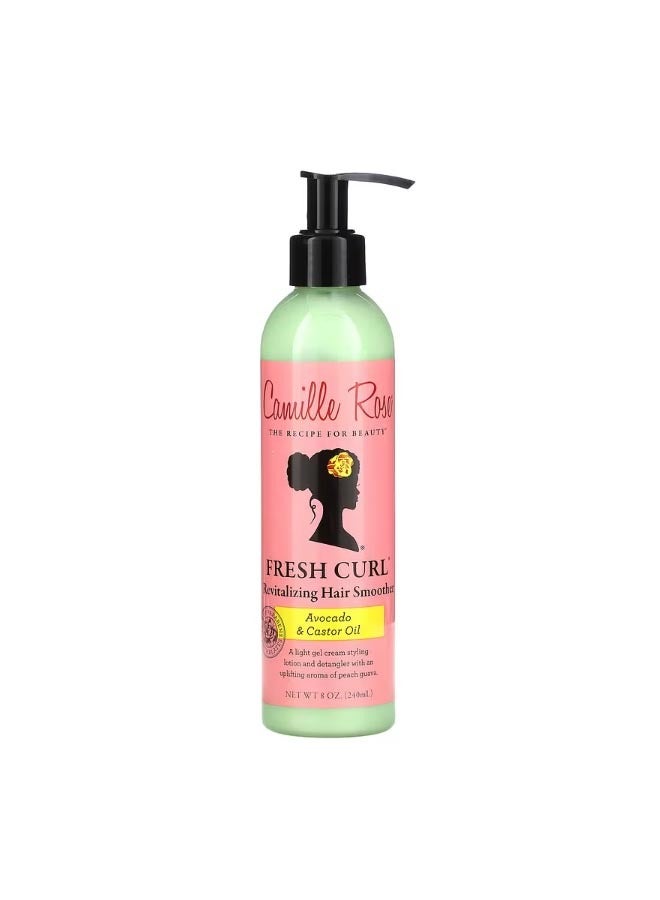 Fresh Curl Revitalizing Hair Smoother Avocado & Castor Oil 8 oz  240 ml