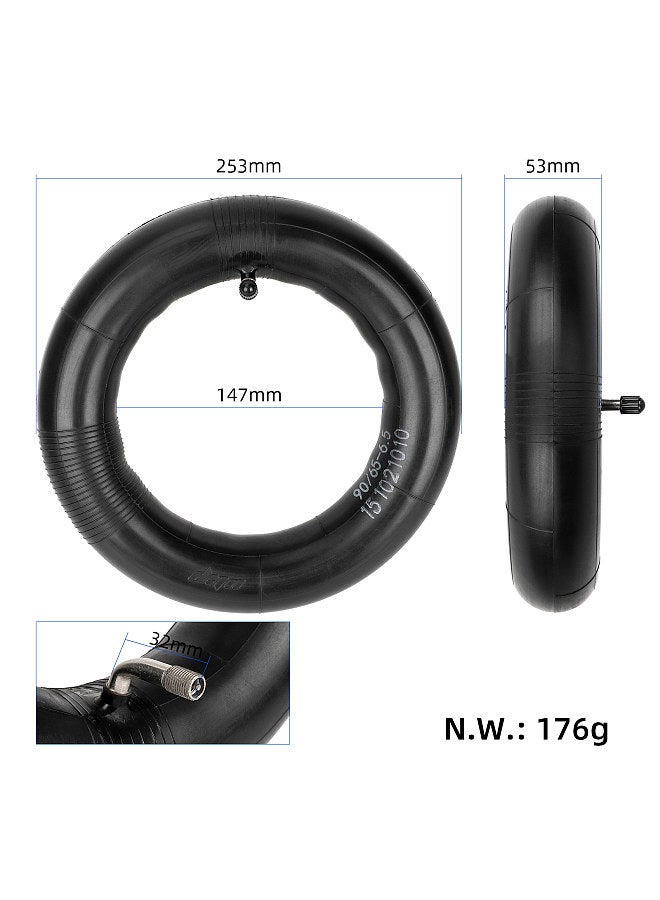 Ulip 100/65-6.5 Off-Road Tire Electric Scooters Vacuum Tire with 90/65-6.5 Thickened Angle Valve Inner Tire Replacement