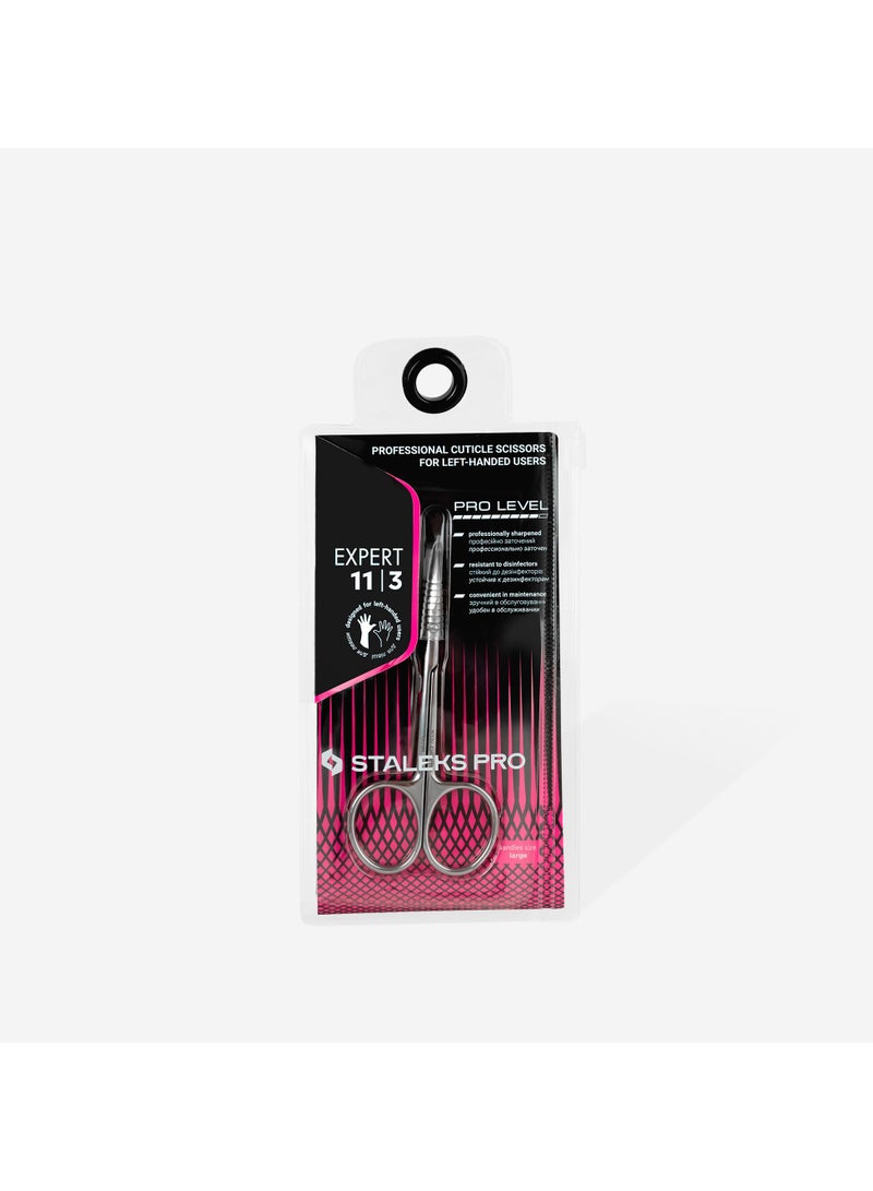 Professional Cuticle Scissors for Left-handed Users - EXPERT 11 | TYPE 3