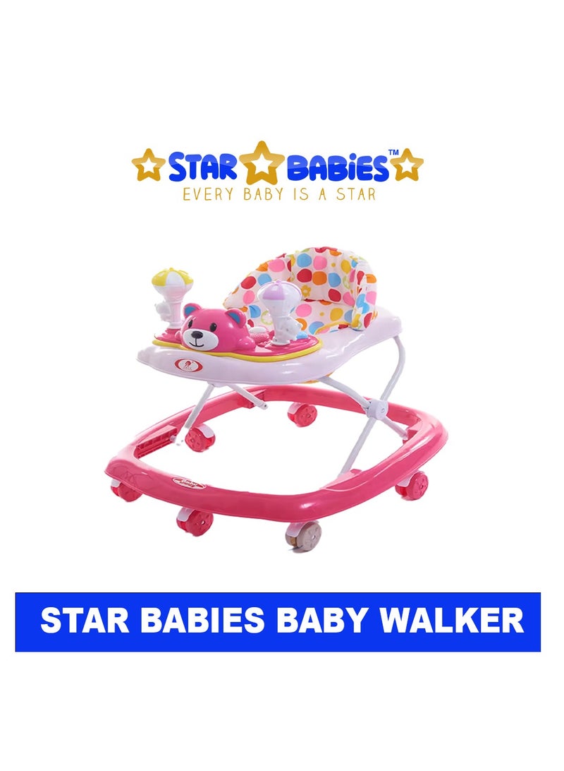 Star Babies Baby Walker with wheels Baby Walker - Pink