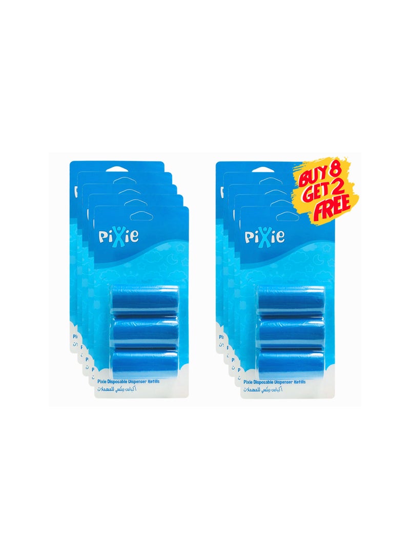 Pixie - Dispenser Refill (Blue) (Buy 8 Get 2 Free)