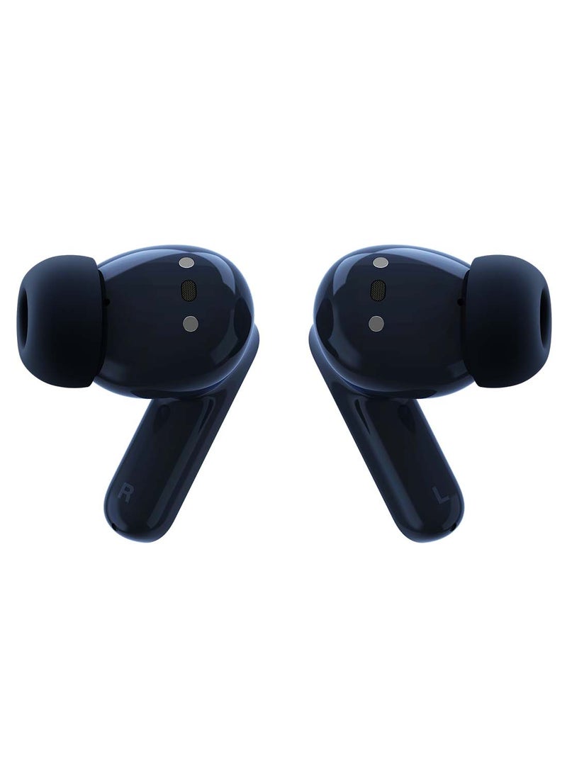 Moto Buds Wireless Earphone, Tws Bluetooth Earbuds, Anc, Dolby Atmos, Unique Design, Hi-Res Sound, Quick Charge, Long Battery Life, Water Resistant Starlight Blue