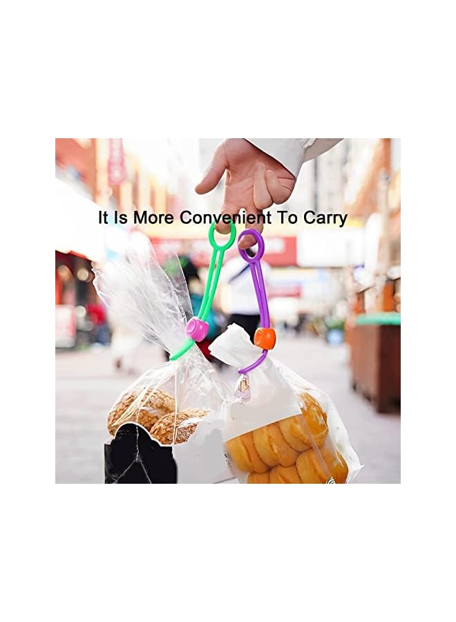 Pcs Multi Purpose Sealer, Reusable Zip Ties, Cable Ties, Detachable Sealing Ties For Sealing Food Bags And Organizing Wires, Bag Clips Food Clips （Yellow, Green, Purple）
