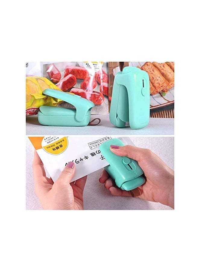 Vacuum Sealers, Handheld Bag Sealer 2 In 1 Mini Heat Sealer & Cutter Portable Bag Resealer Machine Food Saver For Plastic Bags Storage Snack Cookies Fresh