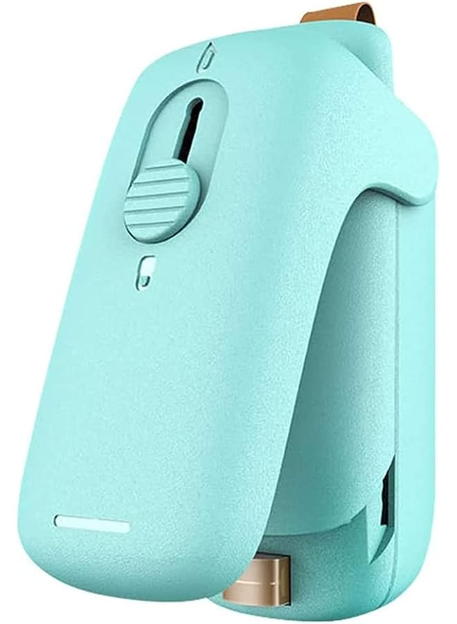 Vacuum Sealers, Handheld Bag Sealer 2 In 1 Mini Heat Sealer & Cutter Portable Bag Resealer Machine Food Saver For Plastic Bags Storage Snack Cookies Fresh