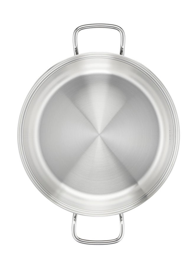 TEFAL Intuition XL stockpot | 28 cm | Premium Stainless steel 18/10 | XL Size | Robust Handles | Glass Lid | Induction Pot | 2 Years Warranty | B8646404 Stainless Steel 28 cmcm