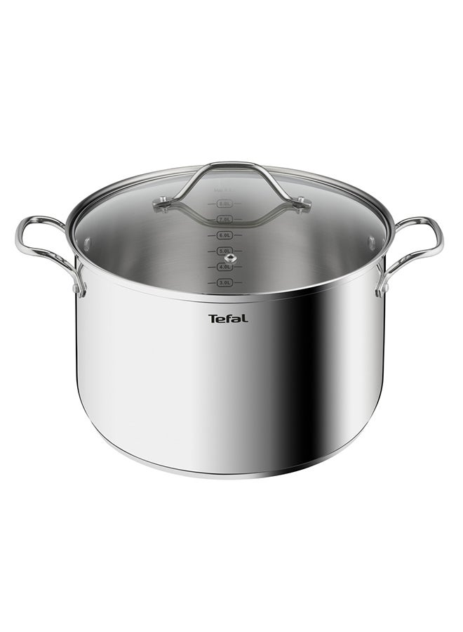 Intuition 28 cm Casserole Premium Stainless Steel 18/10 8 L Induction Stainless Steel
