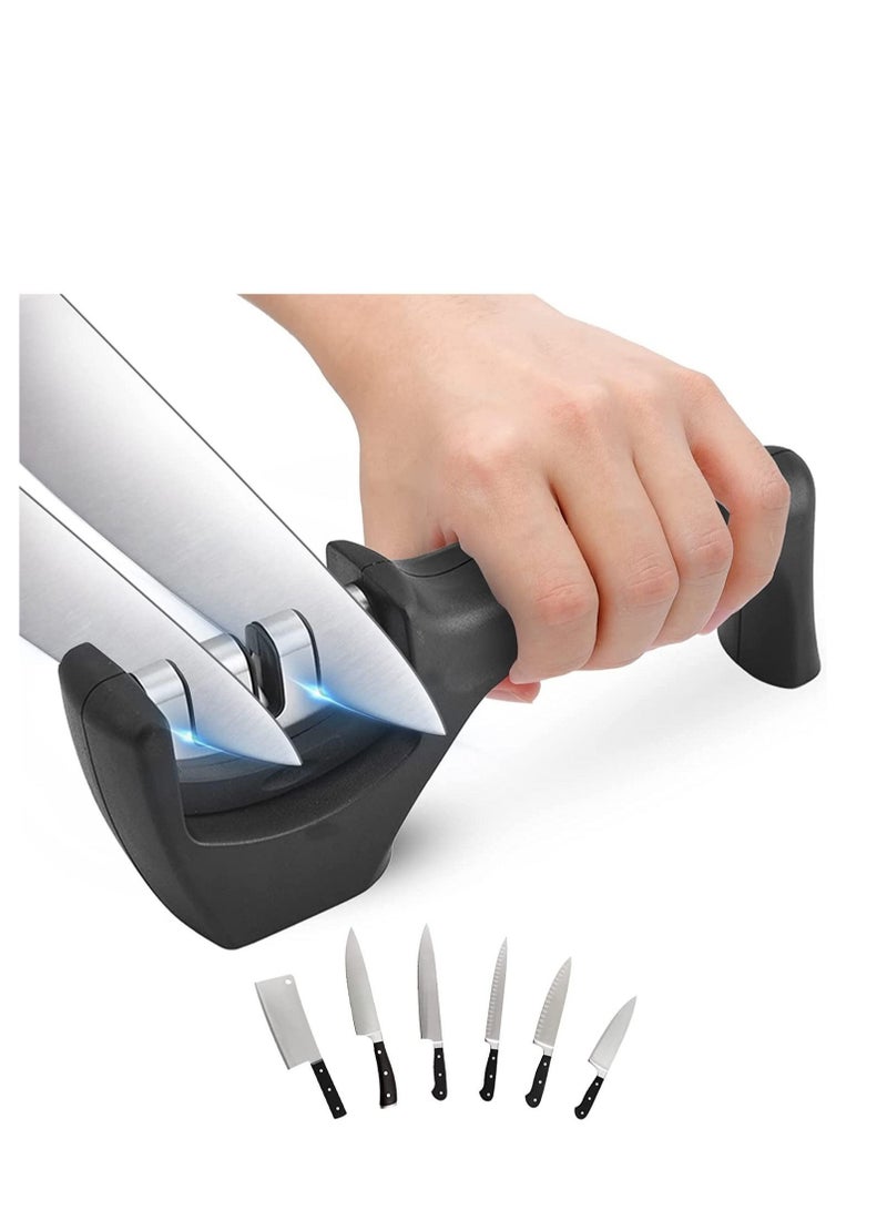 Knife Sharpener, 3-Stage Knife Sharpener, Kitchen Knife Sharpener