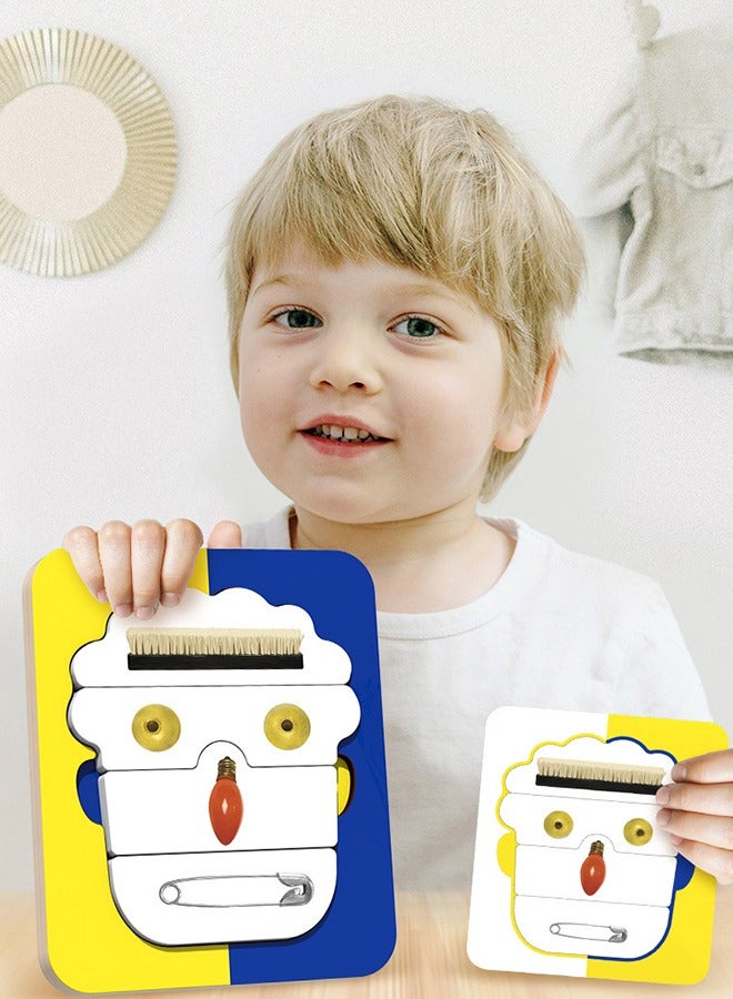 Social Emotional Learning Toys, Face Toddler Puzzles, Facial Expressions and Emotional Flashcards Preschool Learning Activities Sensory Toys for Kids Understanding Things and Art Enlightenment