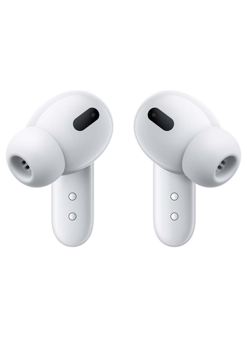 Buds, With Dirac Opteo For Hifi Sound And Ultra Bass Technology, Upto 42dB Noise Cancellation With 35.5 Hours Of Playback Time, Dual Connection Supported Light Grey