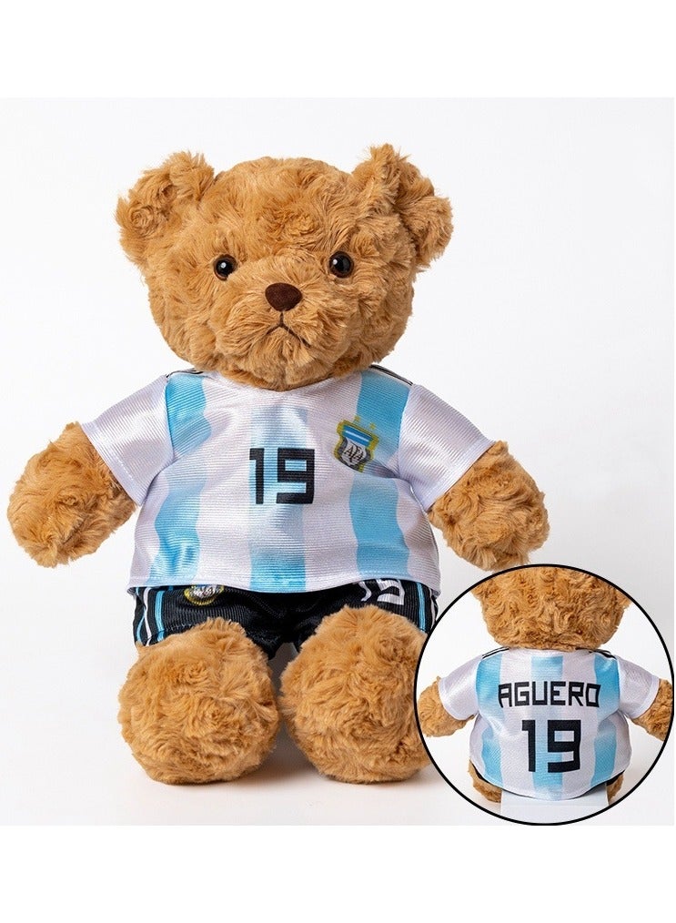 2024 Mascot Plush Toy Football Teddy Bear Doll