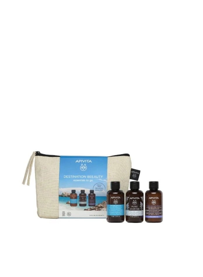 APIVITA FOAM CLEANSER FOR FACE AND EYES COFFRET