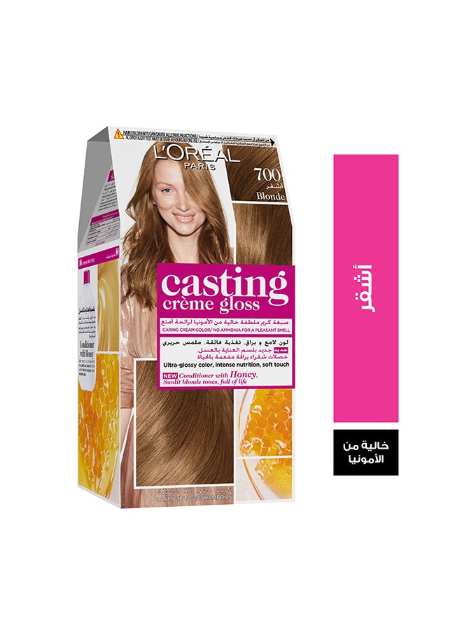 Casting Crème Gloss No Ammonia Hair Color For Shiny Hair 700 Blonde