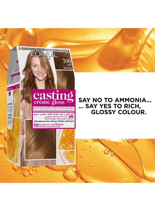 Casting Crème Gloss No Ammonia Hair Color For Shiny Hair 700 Blonde