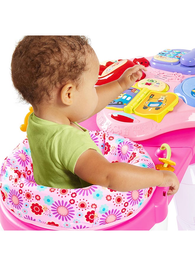 TEKNUM 3-in-1 Walker and Activity Center- Pink