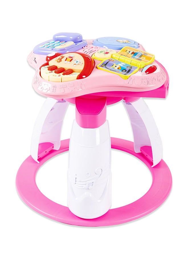 TEKNUM 3-in-1 Walker and Activity Center- Pink