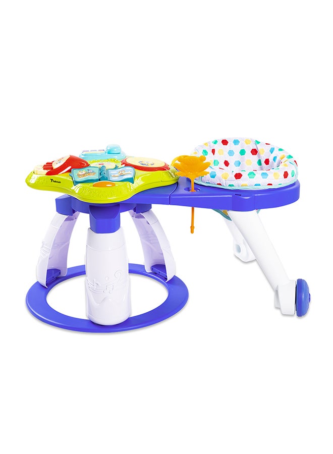 TEKNUM 3-in-1 Walker and Activity Center- Blue