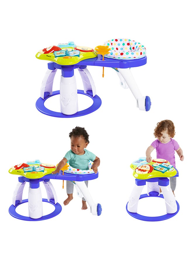 TEKNUM 3-in-1 Walker and Activity Center- Blue