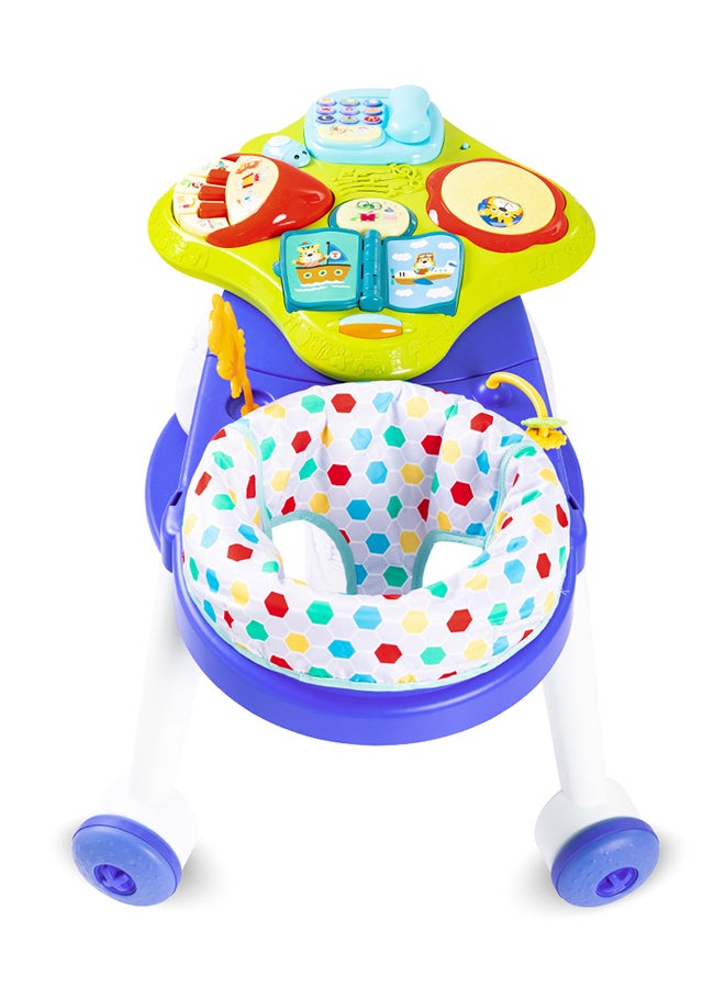 TEKNUM 3-in-1 Walker and Activity Center- Blue