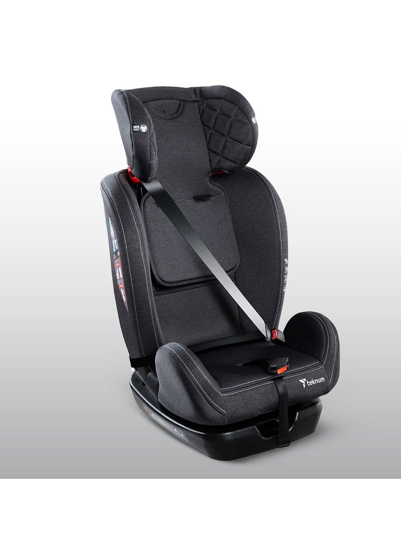 Evolve 2 Car Seat 0-12Yrs - Dark Grey