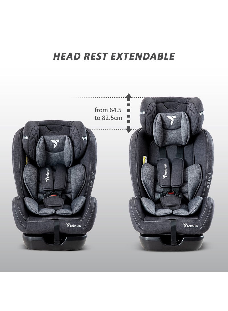 Evolve 2 Car Seat 0-12Yrs - Dark Grey