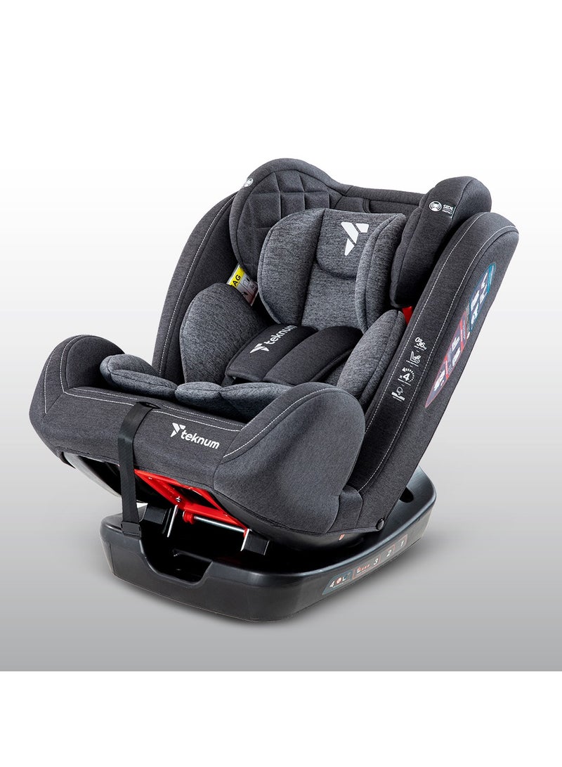 Evolve 2 Car Seat 0-12Yrs - Dark Grey