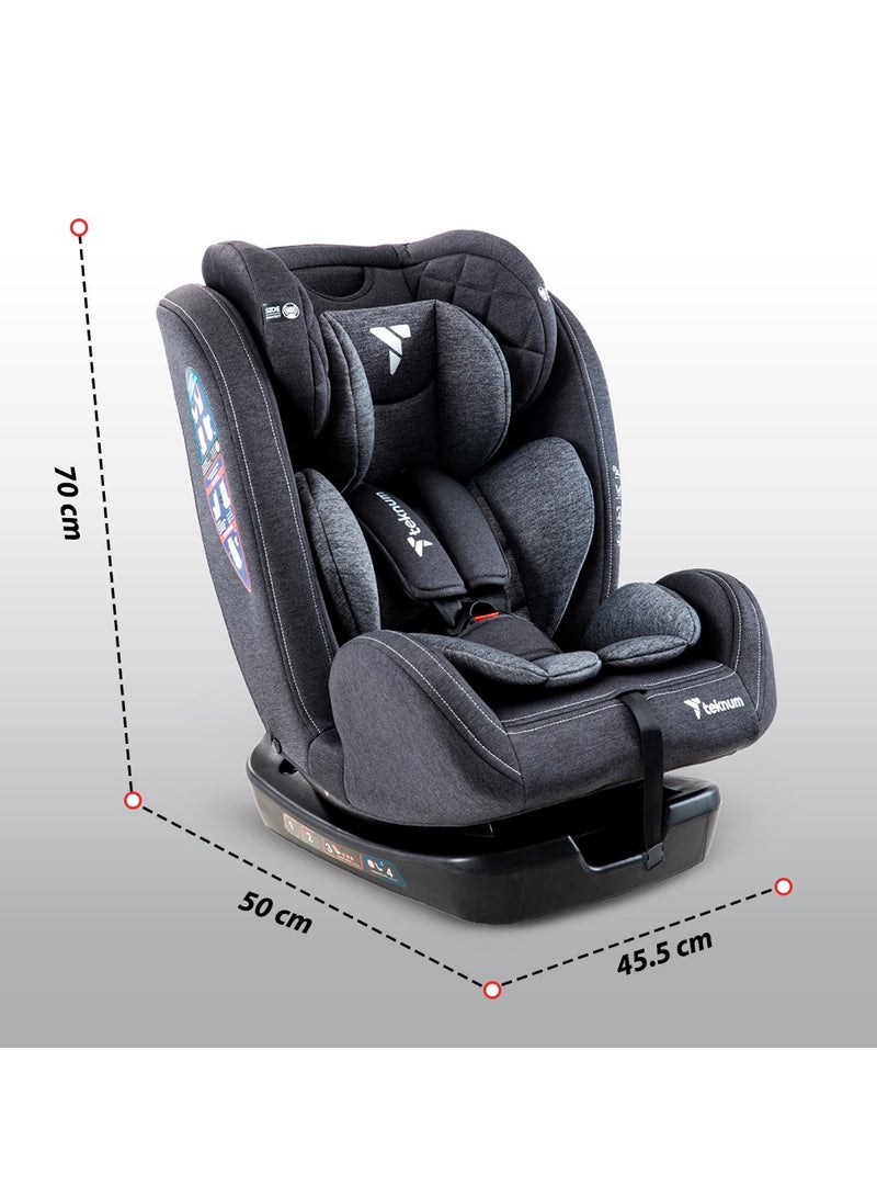 Evolve 2 Car Seat 0-12Yrs - Dark Grey