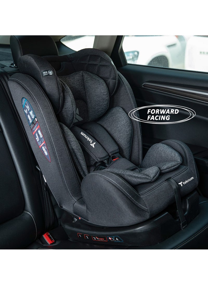 Evolve 2 Car Seat 0-12Yrs - Dark Grey