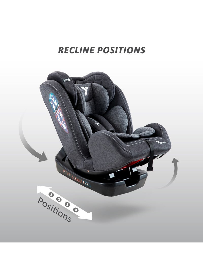 Evolve 2 Car Seat 0-12Yrs - Dark Grey