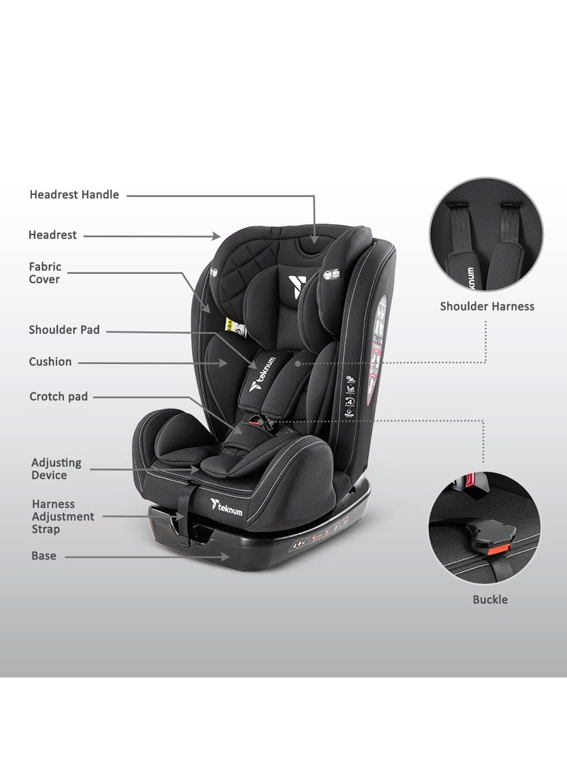 Evolve 2 Car Seat 0-12Yrs - Black