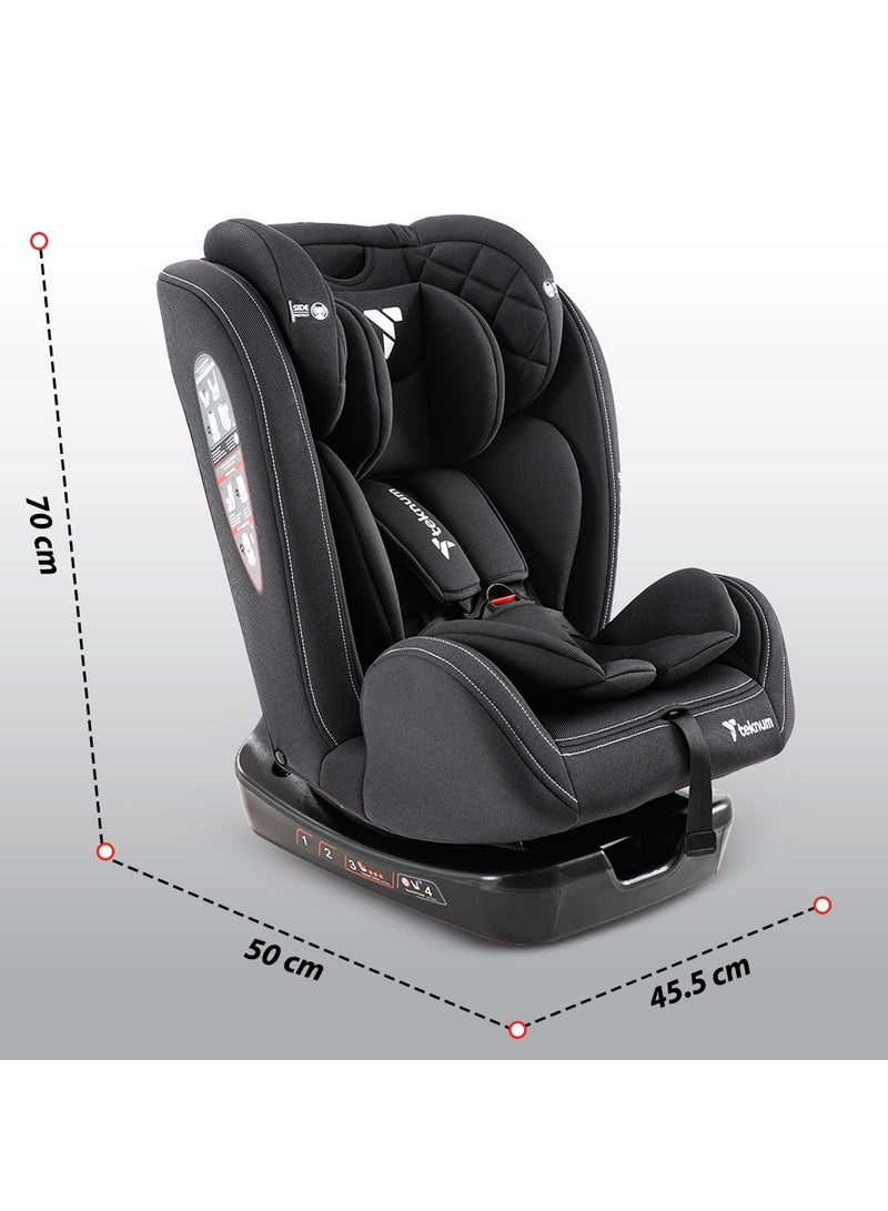 Evolve 2 Car Seat 0-12Yrs - Black