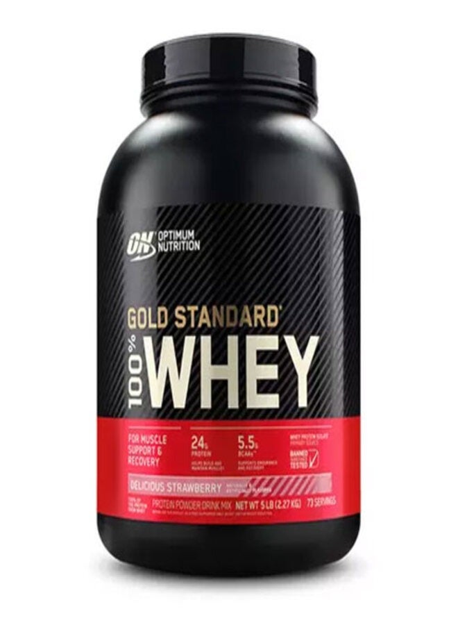 Gold Standard 100% Whey Protein Powder - Delicious Strawberry