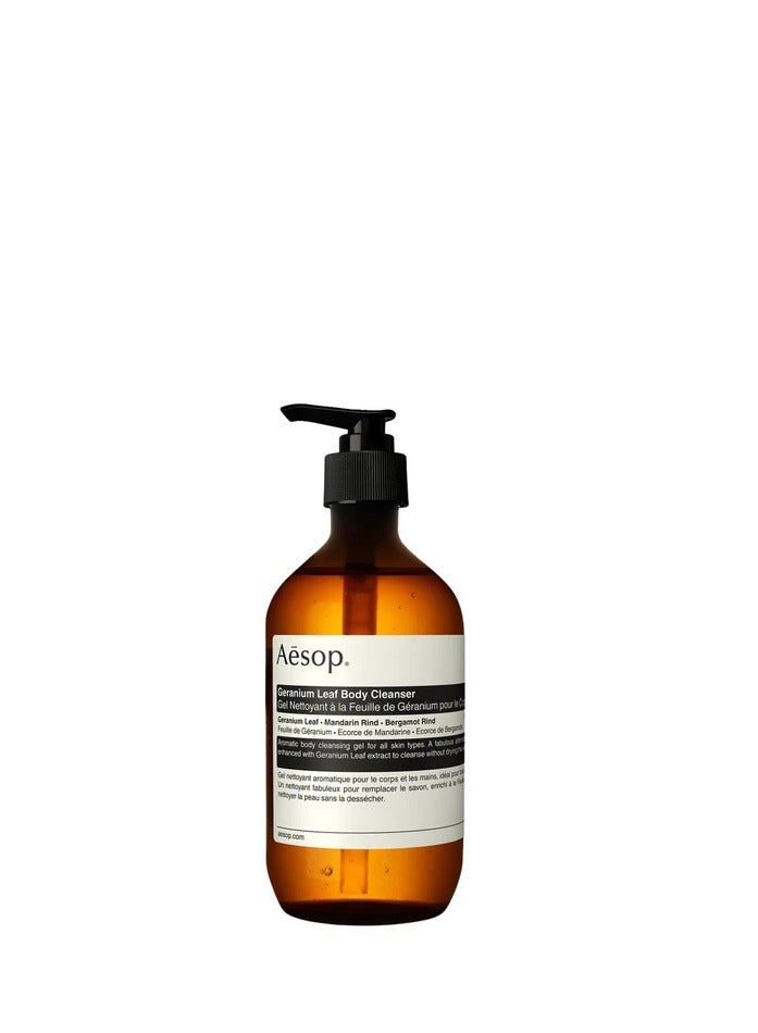 AESOP GERANIUM LEAF BODY CLEANSER FOR ALL SKIN TYPES 500ML