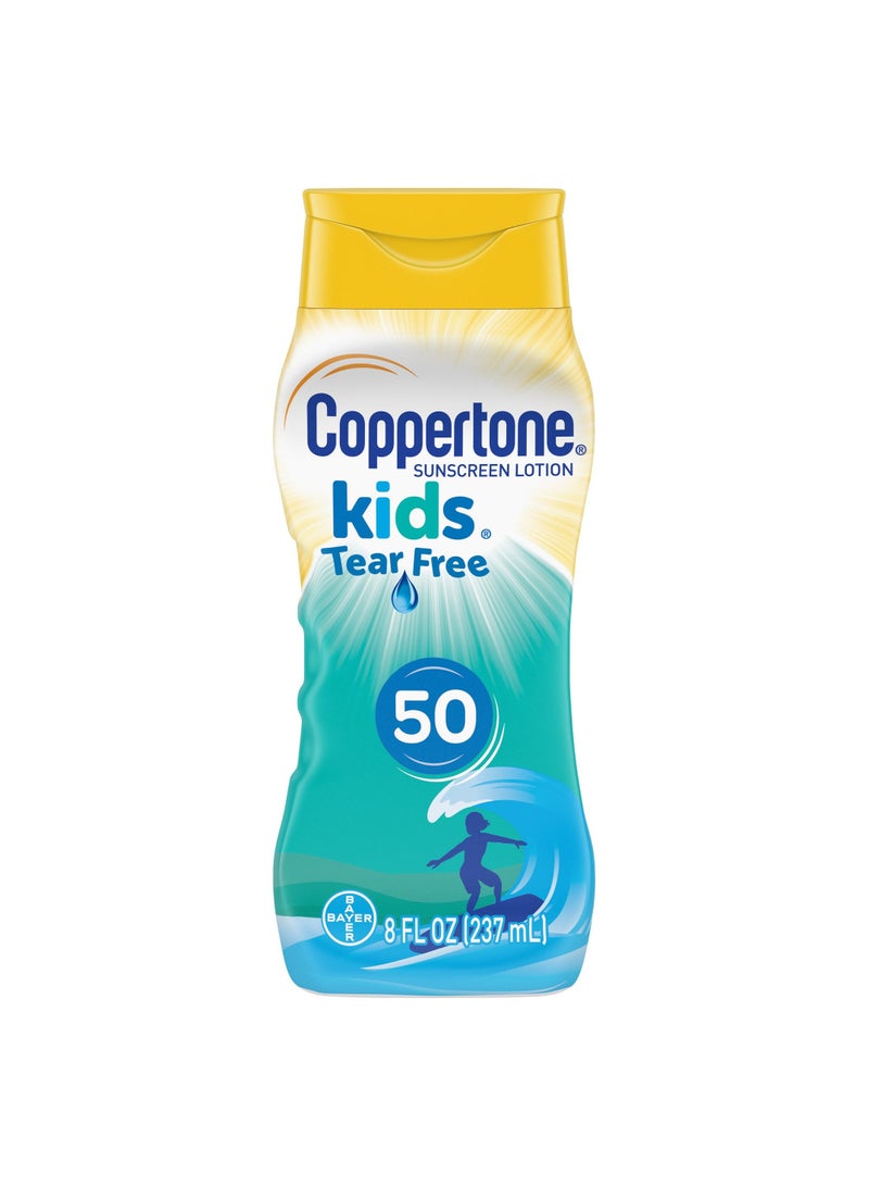 Kids Tear Free Sunscreen Lotion SPF 50 8 FL OZ