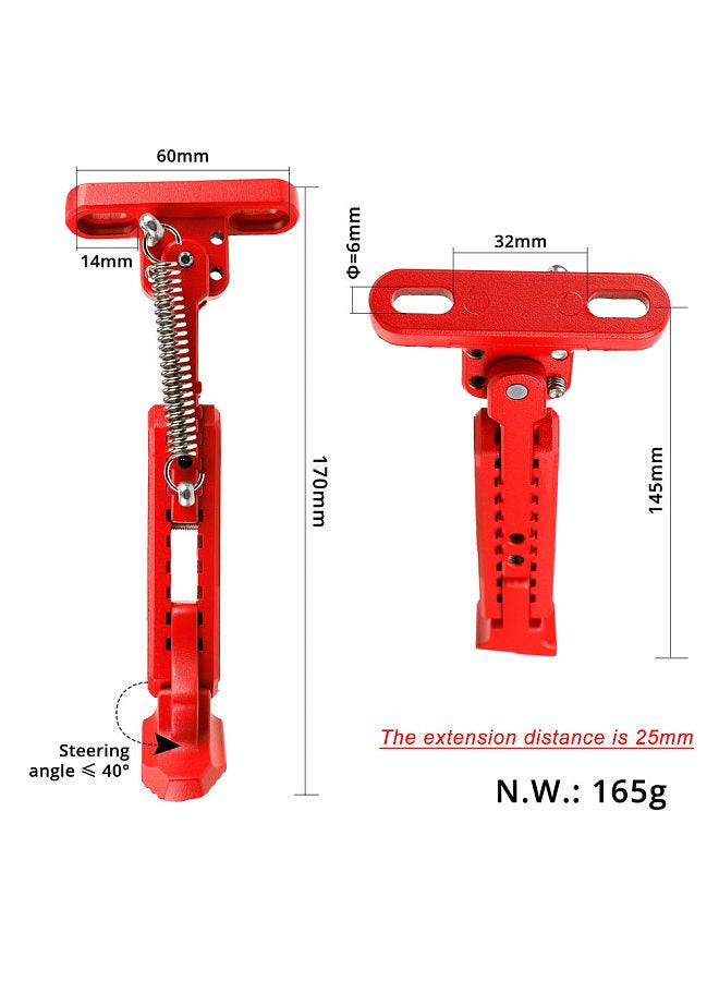 ULIP Electric Scooter Kickstand Extendable Foot Support Scooter Side Parking Stand Adjustable Compatible with Max G30