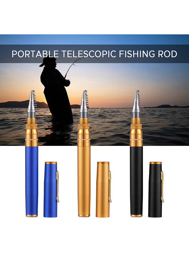 Fishing Rod and Reel Combos Telescopic Fishing Pole with Spinning Reel Combo Kit Fishing Line Lures Hooks Swivels Set Fishing Accessories with Tackle Box