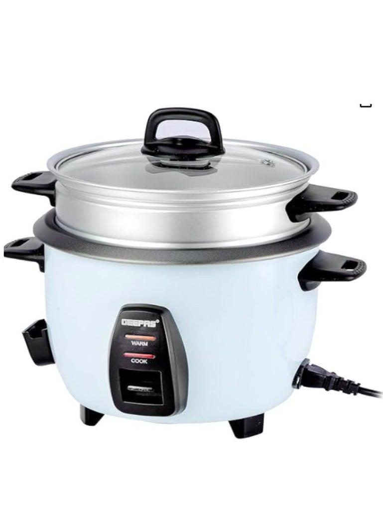 rice cooker with non-stick cooking pot, 1 liter capacity,