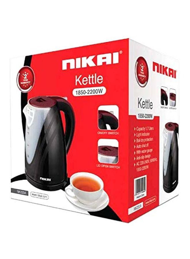 Electric Tea Kettle 1.7 L 2200.0 W NK220A Black/White/Red