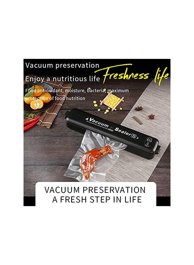 Vacuum Sealer Machine With 10 9.8 * 6.7In Sealing Bags Food Saver One-Touch Automatic Vacuum Sealing Machine For Dry And Moist Food Fresh Preservation Eu Plug