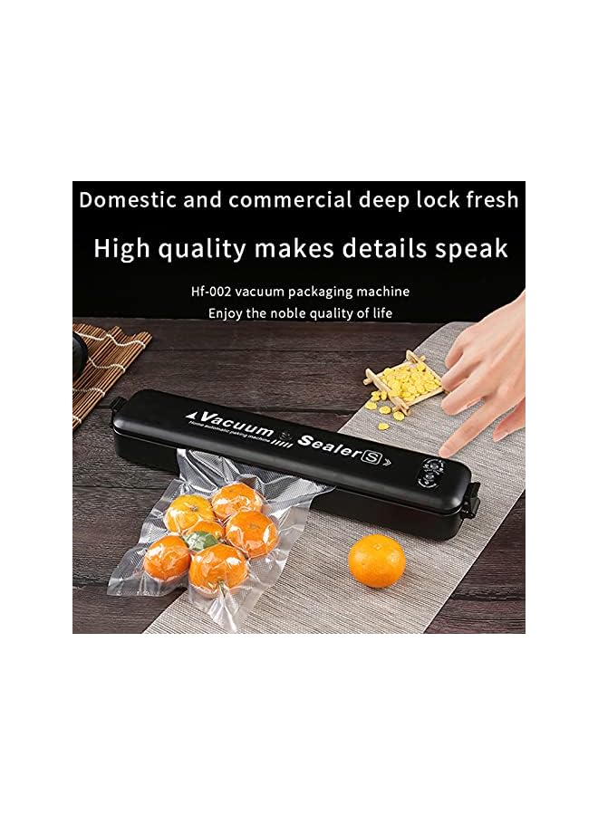 Vacuum Sealer Machine With 10 9.8 * 6.7In Sealing Bags Food Saver One-Touch Automatic Vacuum Sealing Machine For Dry And Moist Food Fresh Preservation Eu Plug