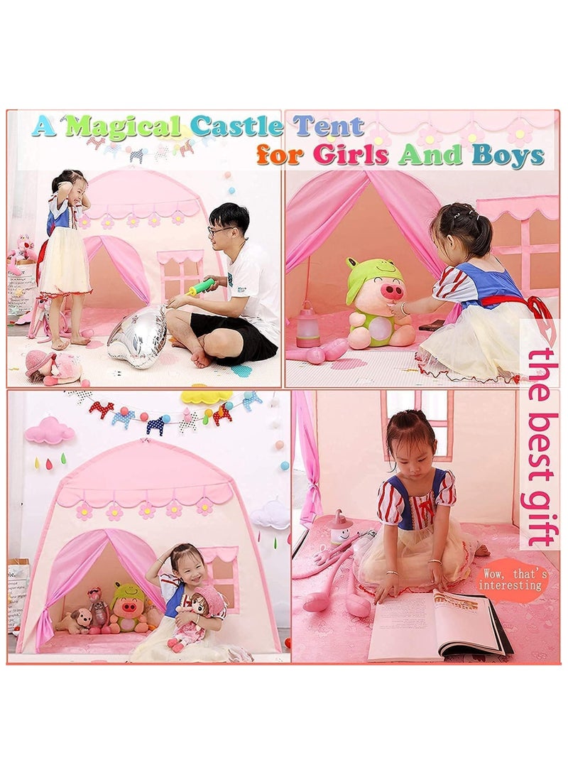 Kids Tent Indoor or Outdoor Toddler Tent with Several Windows for Boys Girls Gift