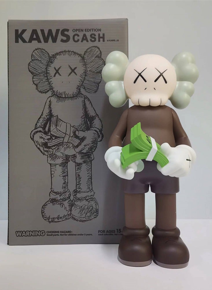 Kaws Sesame Stree Action Figure Decorative  Resin Sculpture Home Decor Statue, Art Figurine Home Ornament Decoration for Office, Living Room, Bedroom, Book Shelf, TV Cabinet, Desktop
