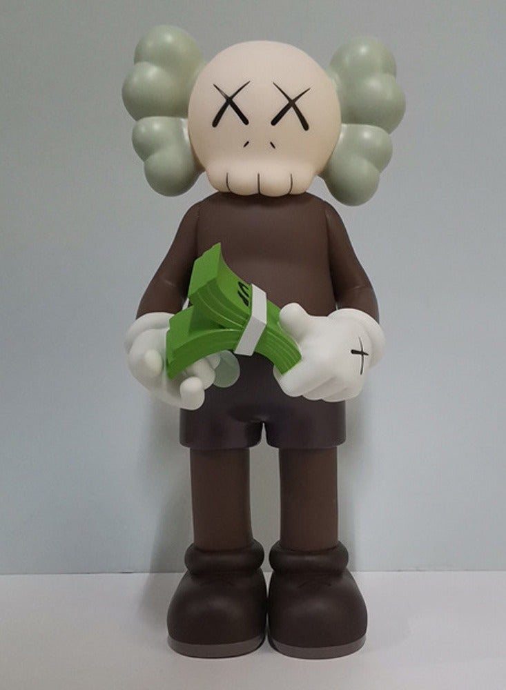 Kaws Sesame Stree Action Figure Decorative  Resin Sculpture Home Decor Statue, Art Figurine Home Ornament Decoration for Office, Living Room, Bedroom, Book Shelf, TV Cabinet, Desktop