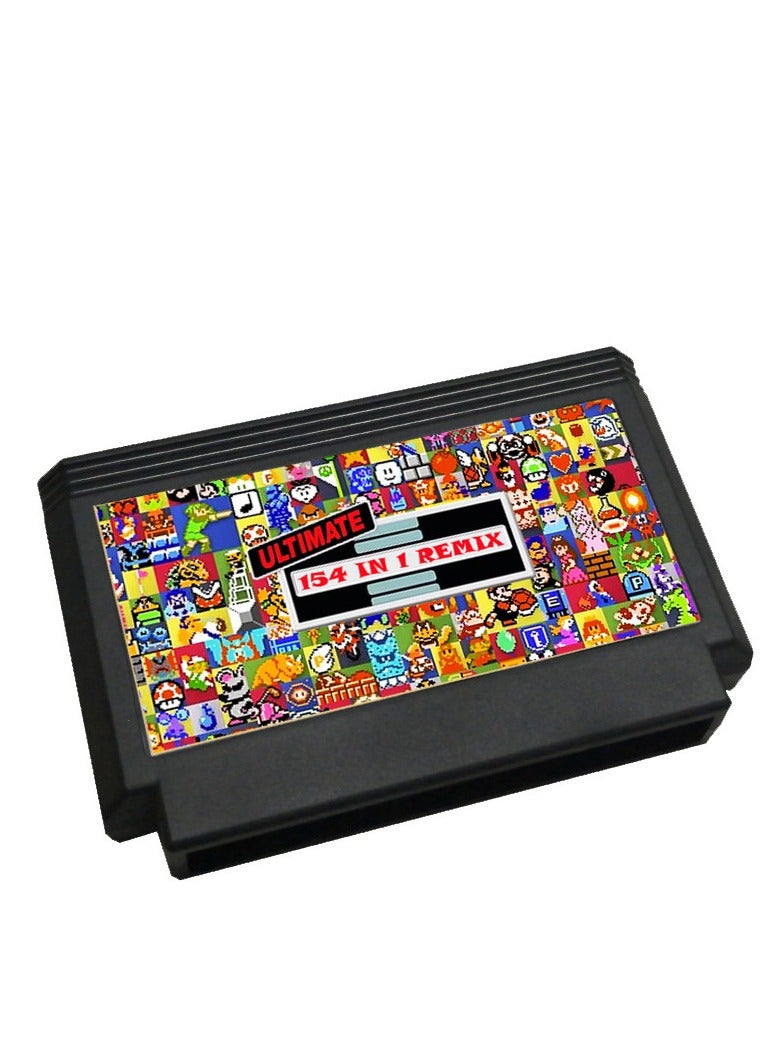 154 In 1 Retro Game FC Cartridge For Family Computer 8 Bit Muilt Game Cartridge Famicom