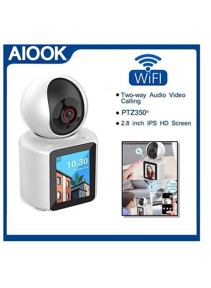 Two way video WiFi camera 1080P Video Calling WIFI HD Camera One-Click Video Calling Infrared Night Vision Video Baby Monitoring Camera