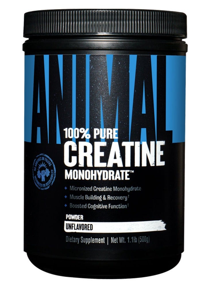 Animal Pure Creatine Monohydrate Unflavored 500 Gm
