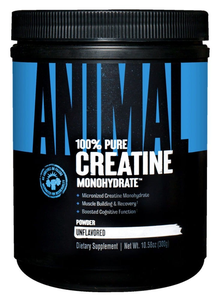 Animal Pure Creatine Monohydrate Unflavored 300 Gm