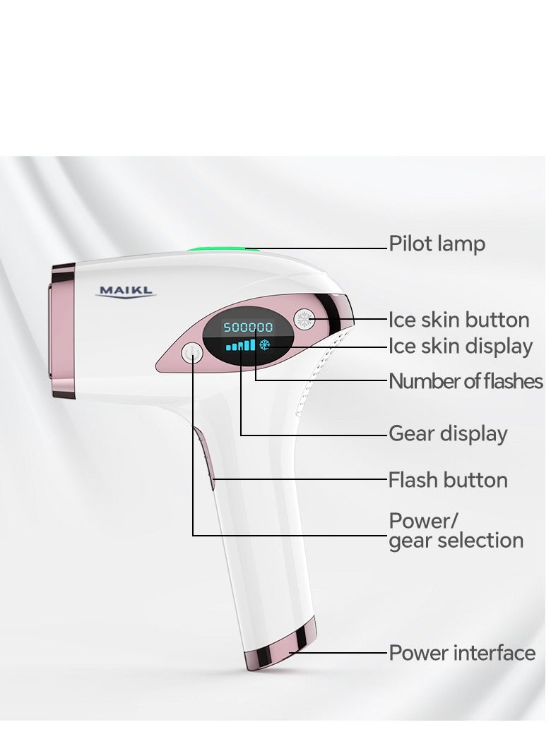 MAIKL Home painless ice point hair removal instrument private armpit hair whole body large energy hair removal instrument