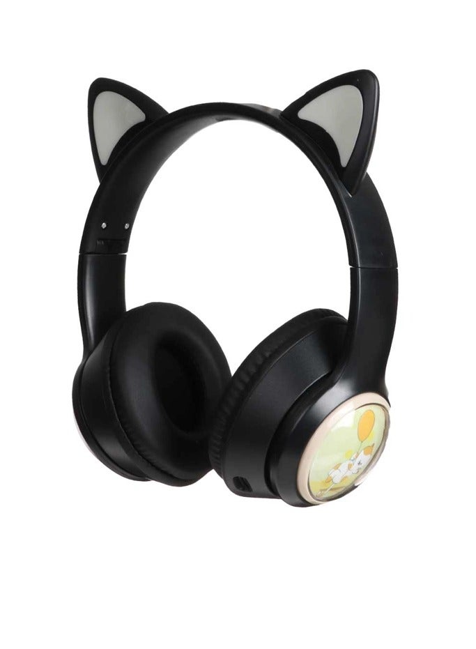 Wireless Bluetooth Stereo Headphone AKZ07B Black